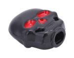 Siyah Kuru Kafa Gitar Akort Burgu Başlığı - Skull Tuner Knob (6'lı Set) - Görsel 3