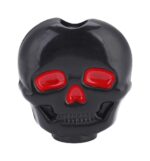 Siyah Kuru Kafa Gitar Akort Burgu Başlığı - Skull Tuner Knob (6'lı Set) - Görsel 7