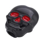 Siyah Kuru Kafa Gitar Akort Burgu Başlığı - Skull Tuner Knob (6'lı Set) - Görsel 6
