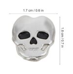 Gümüş Krom Kuru Kafa Gitar Akort Burgu Kulakçığı Başlığı (6'lı Set) - Görsel 7