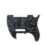 Telecaster Uyumlu Elektro Gitar Pickguard 8 Delikli Siyah Desenli - Görsel 4