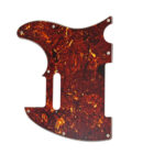 Telecaster Uyumlu Elektro Gitar Pickguard 8 Delikli Kırmızı Alev Desenli - Görsel 6