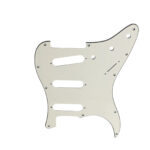 Stratocaster ST Kasa Elektro Gitar Pickguard 3 Katmanlı 11 Delikli Düz Beyaz - Görsel 3