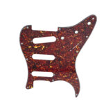 Stratocaster ST Kasa Elektro Gitar Pickguard 3 Katmanlı 11 Delikli Kırmızı Alev Desenli - Görsel 3