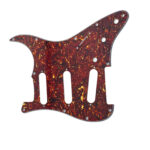 Stratocaster ST Kasa Elektro Gitar Pickguard 3 Katmanlı 11 Delikli Kırmızı Alev Desenli - Görsel 5