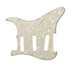 Stratocaster ST Kasa Elektro Gitar Pickguard 3 Katmanlı 11 Delikli Beyaz Krem Desenli - Görsel 5